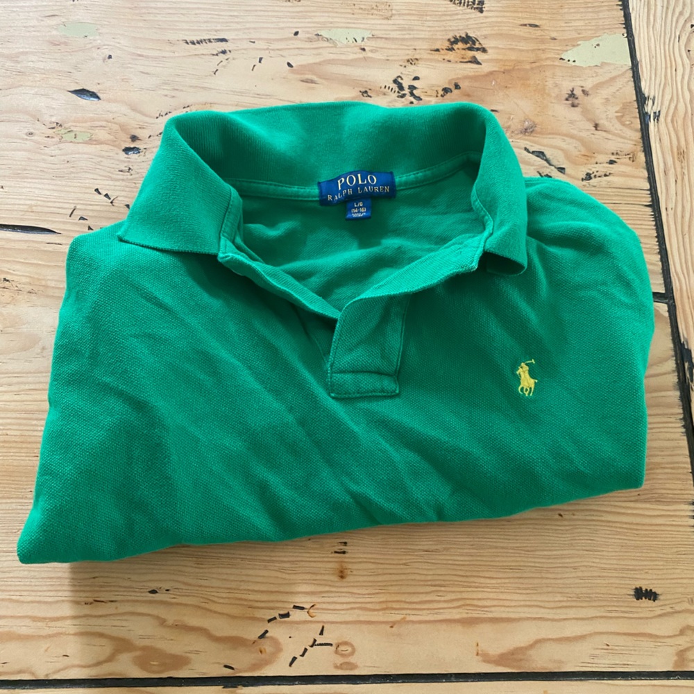 Polo size 14-16 boys green